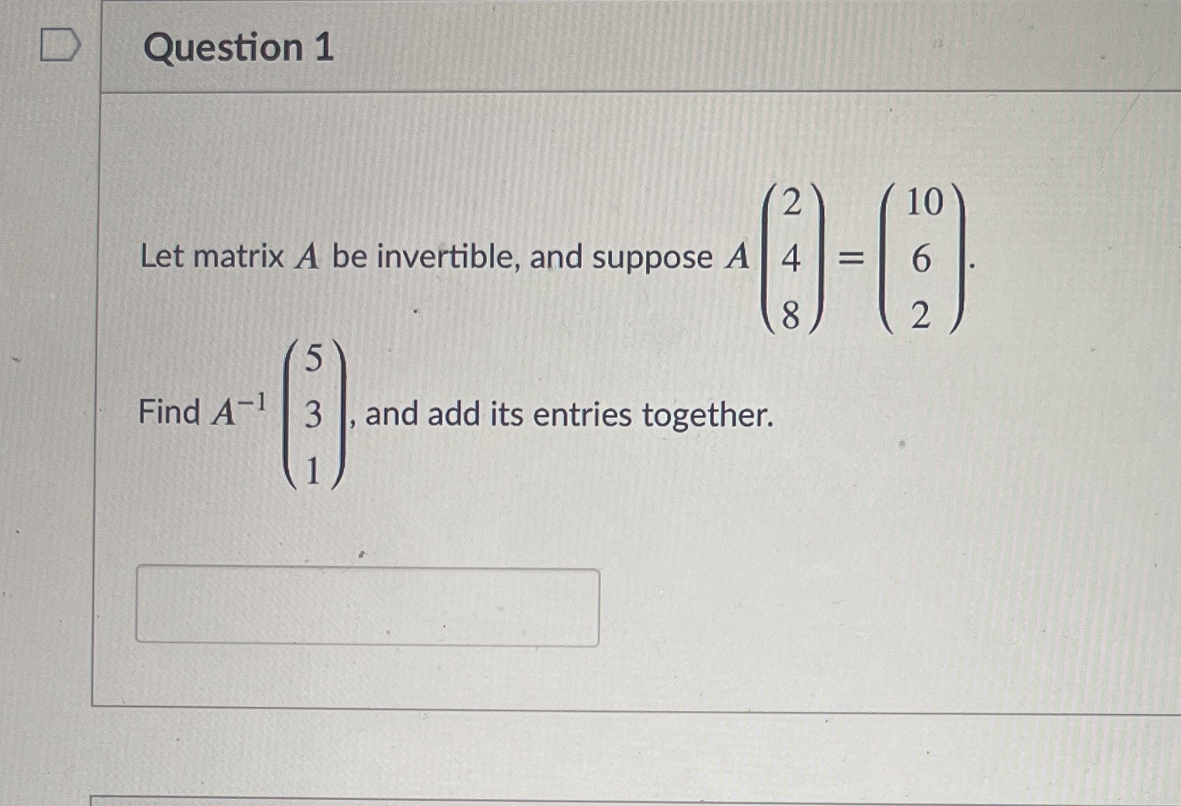 Please help and make answer visible Question 1 2