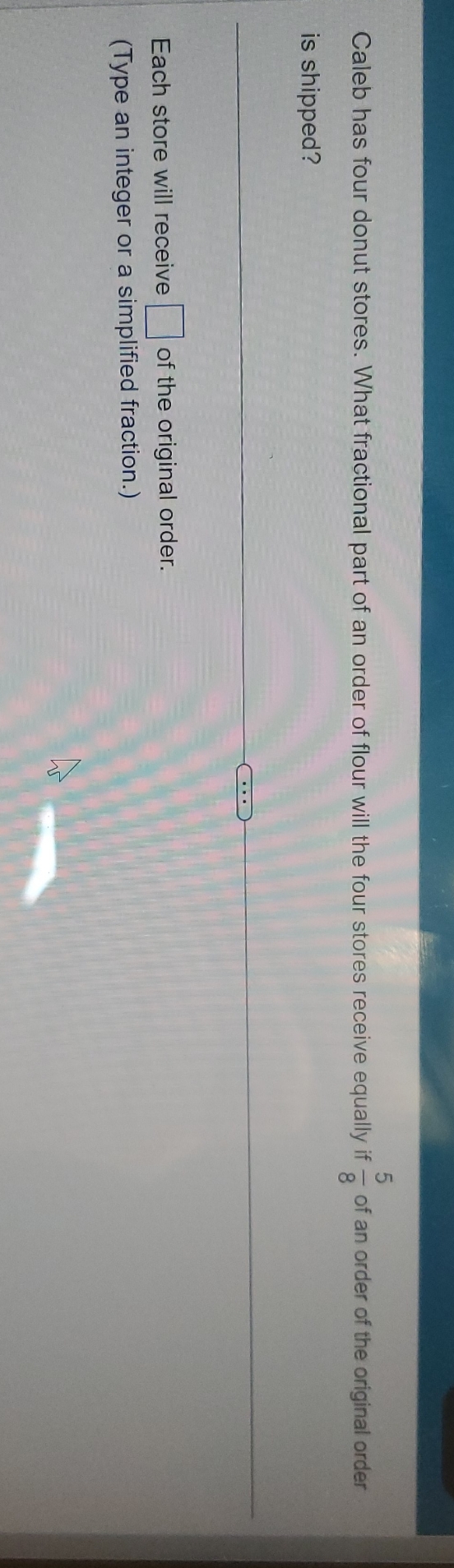 can anyone help me with this? Caleb has four