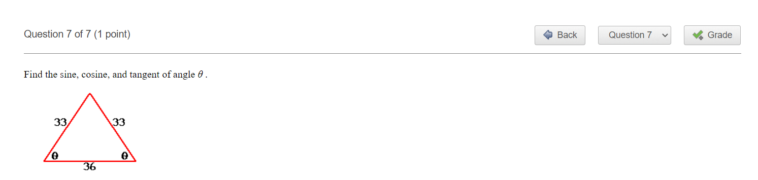 \fQuestion30f7(1 point) ' Q Back | ' QuestionB v|