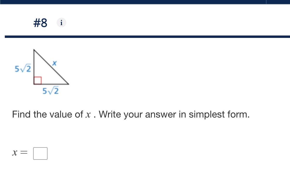 I just need answer not show work #3i Find the