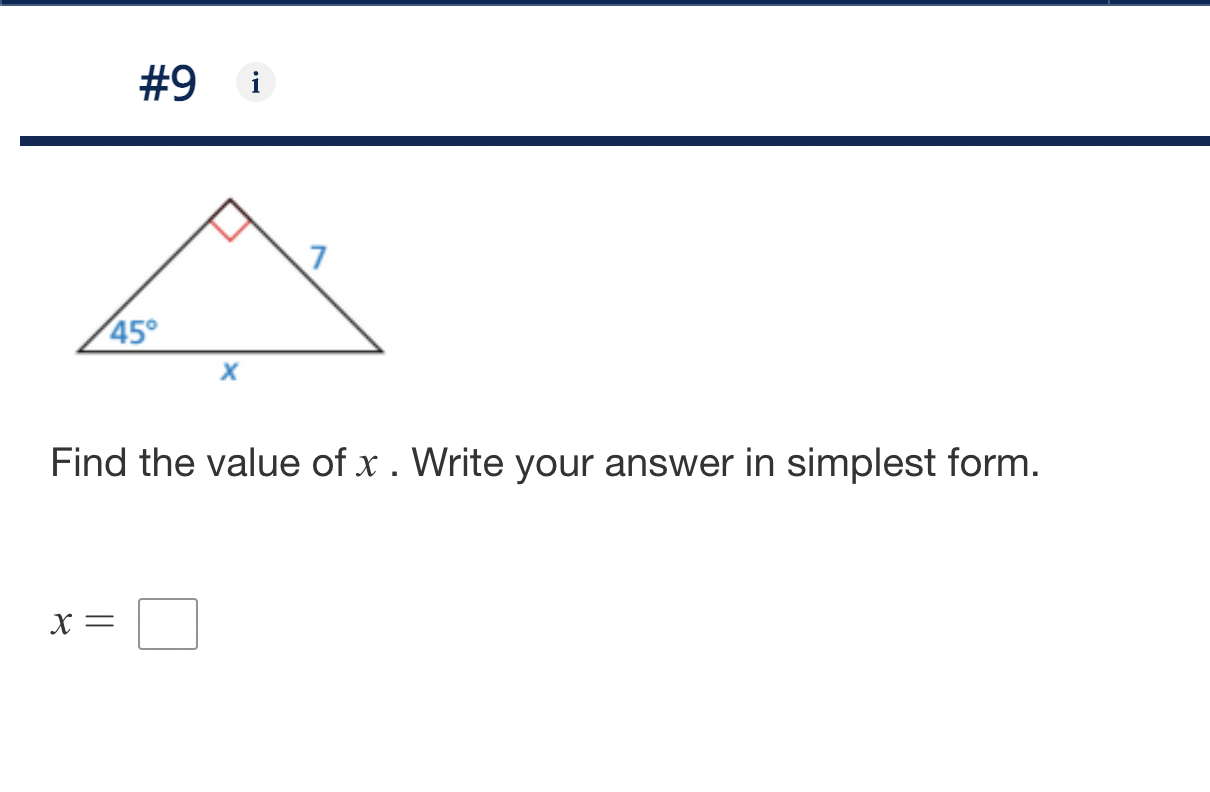 I just need answer not show work #3i Find the