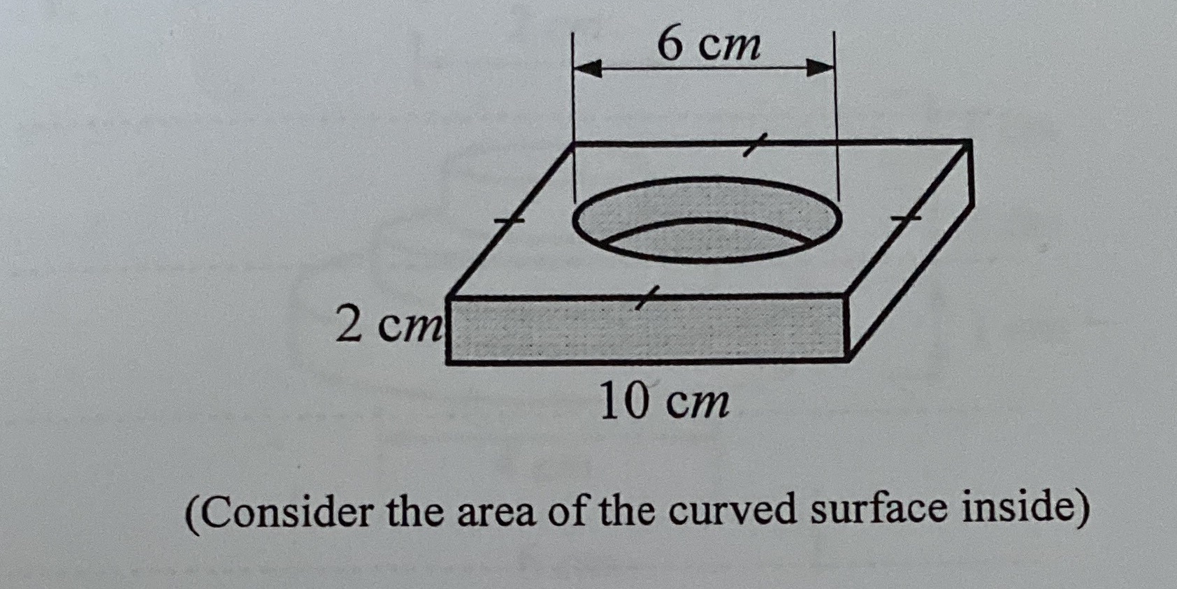 surface area of shape correct to 2dp and also we