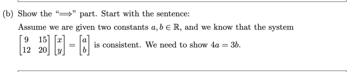 (c) Show the \" " part. Start with the sentence: