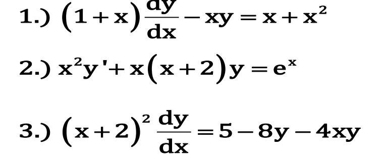 show the particular soluti0n of Linear