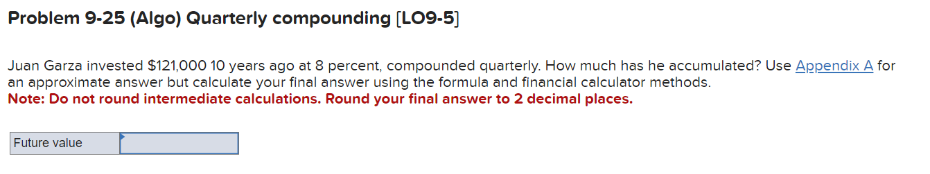 The problems will say the following: Use Appendix