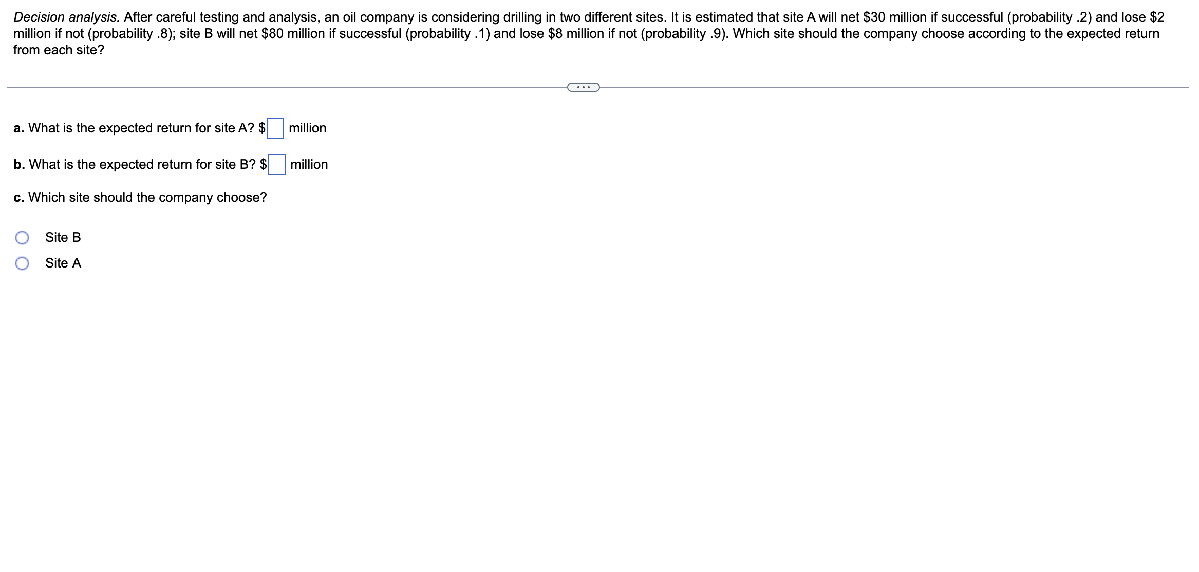 Afruit grower can use two types of fertilizer in