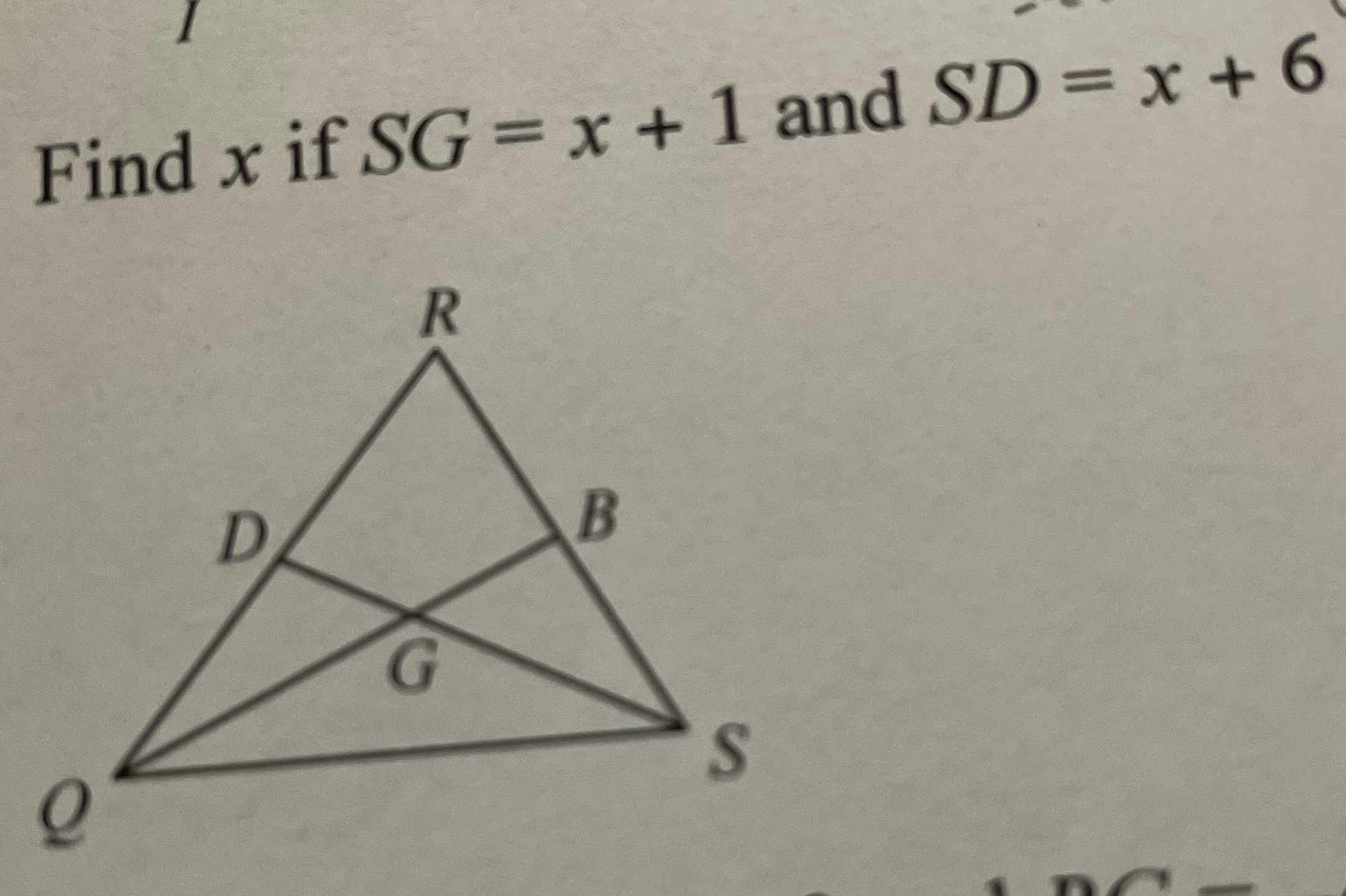 Each figure shows a triangle with one or more of