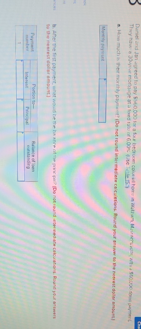 help!!! please Che Daniel and Jan agreed to pay