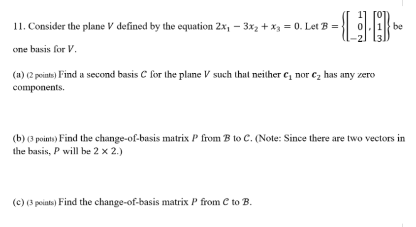 Homework need help 1 1. Consider the plane I