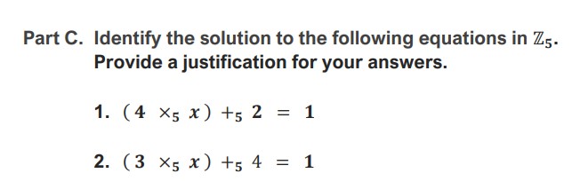 This is on equations and algebra in finite