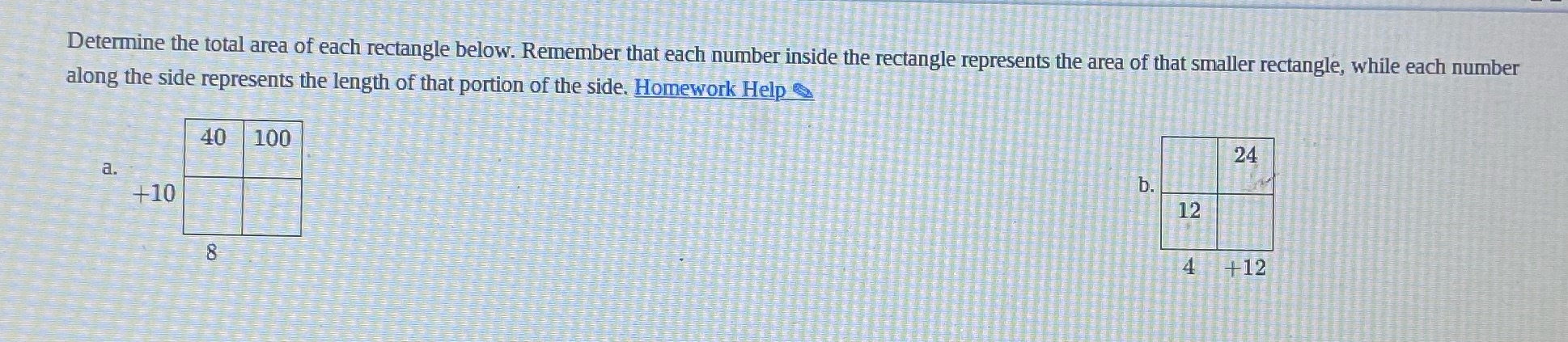 i need the work too pls Determine the total area