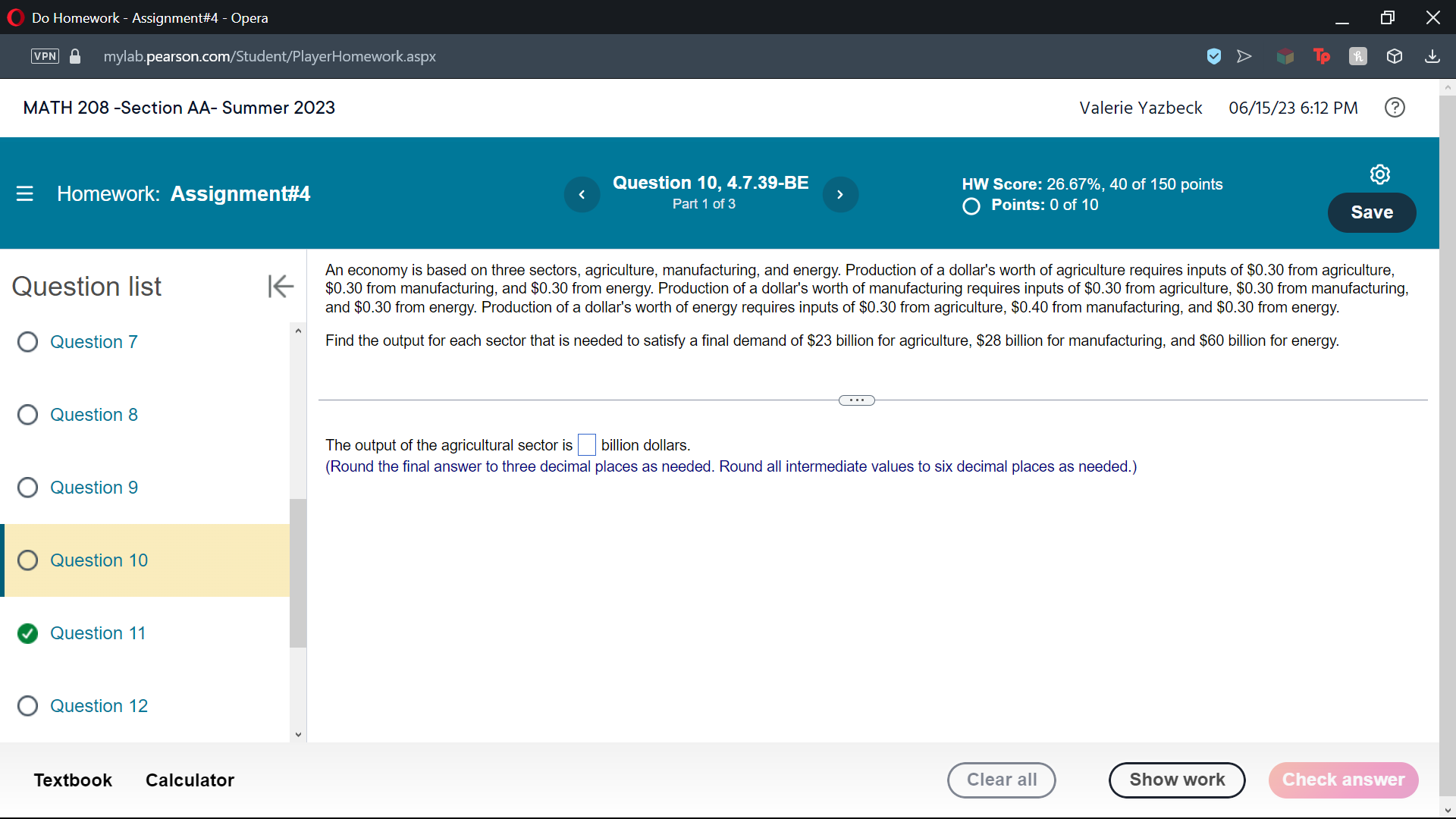 Do Homework 7 Assignment#4 7 Opera MW 8