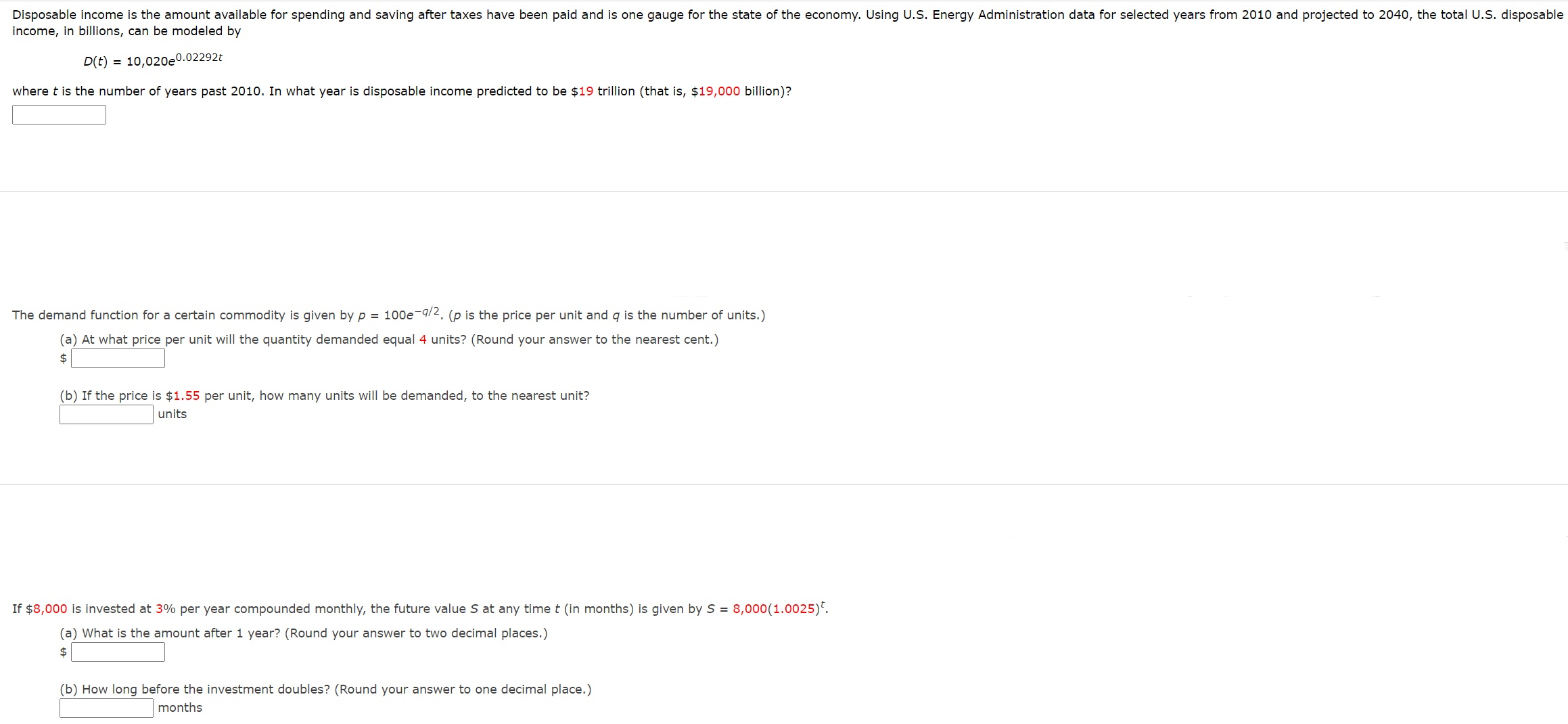 Disposable income is the amount available for