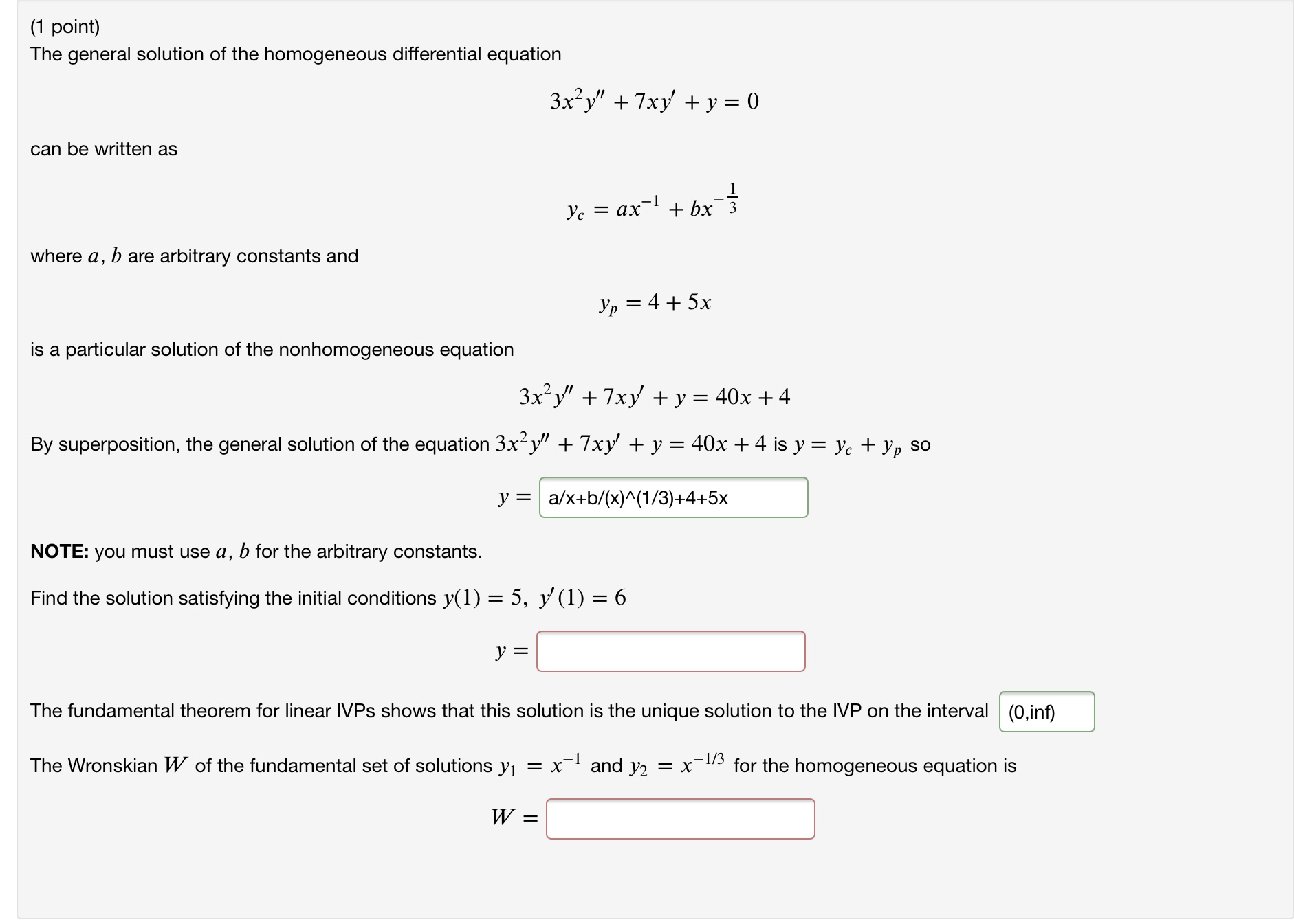 U (1.5708,infinity) (- 0o. 2 ) U ( 2,00) incorrect The answer