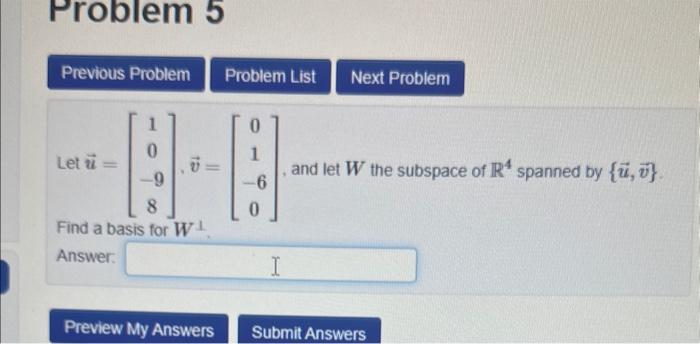 Problem 5 Previous Problem Problem List Next