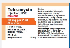 1. The nurse receives an order for Tobramycin