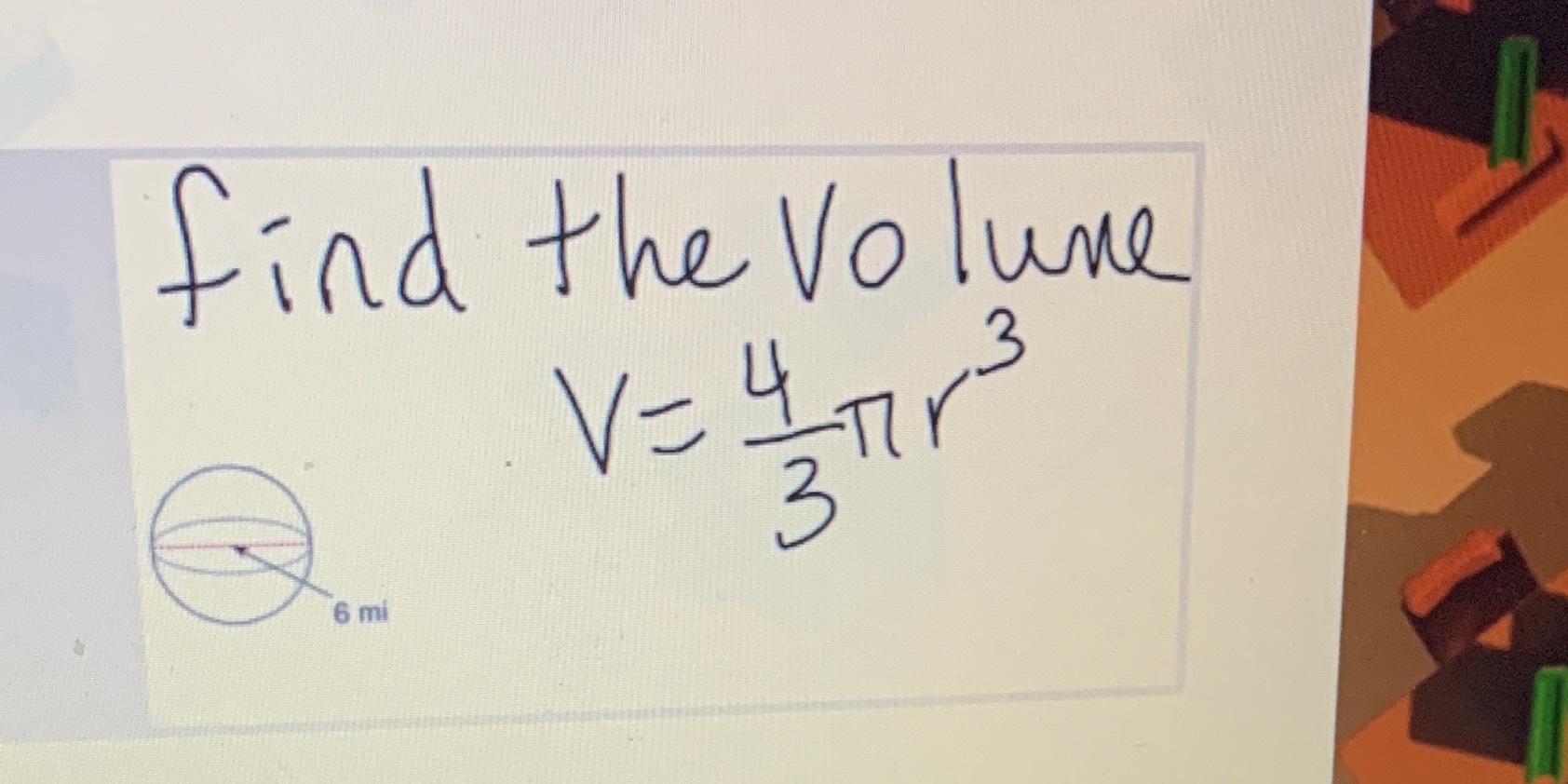 Please give me a simple answer find the Volume 6