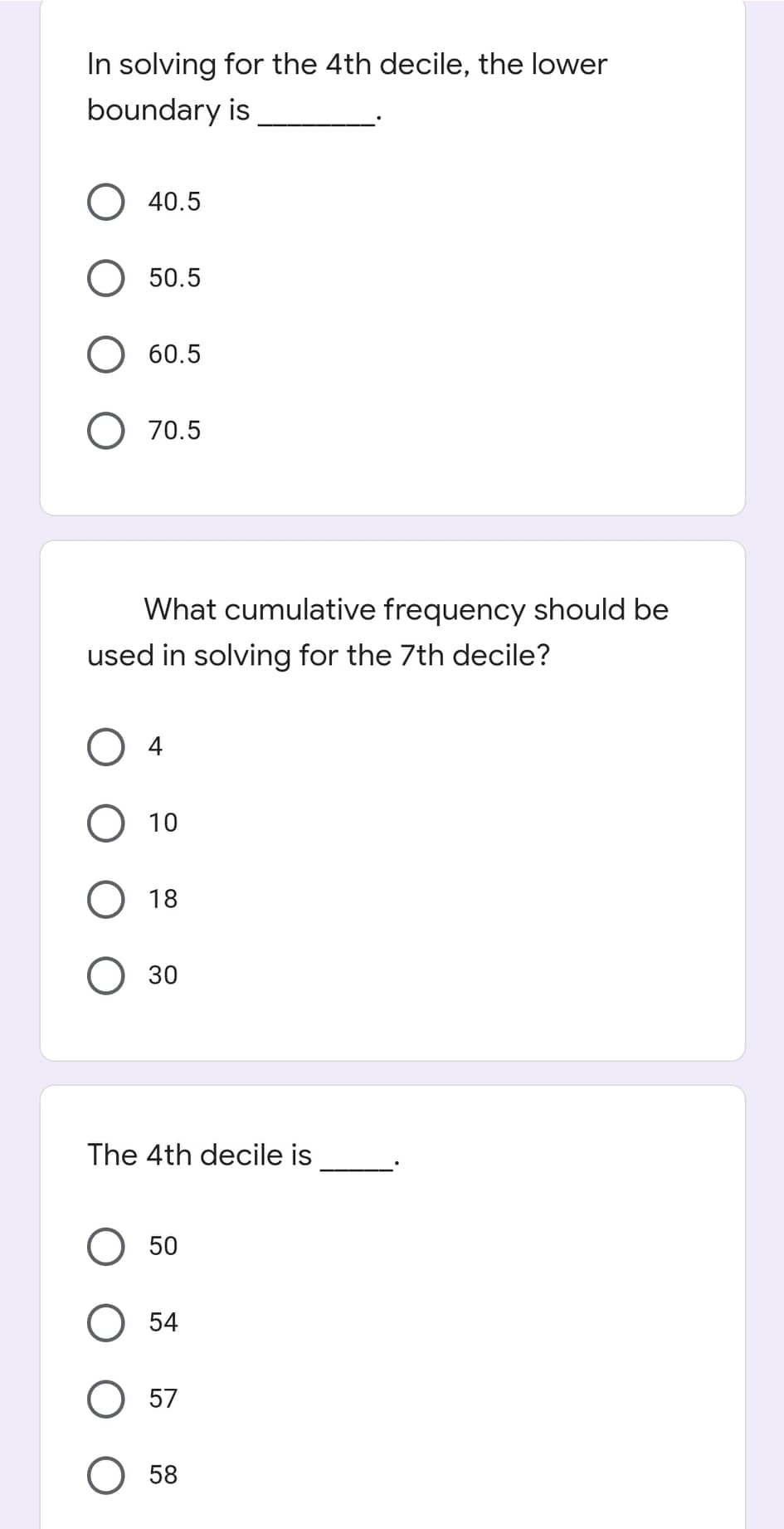 Below is the result of a. loo-item Summative Test