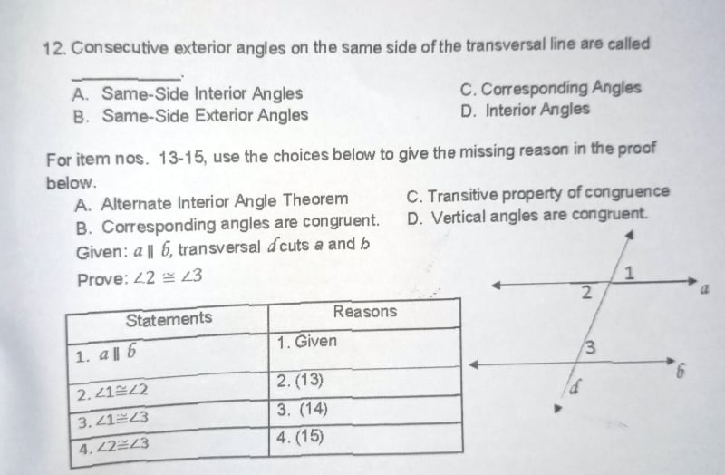 Multiple Choice, pick the closest possible answer