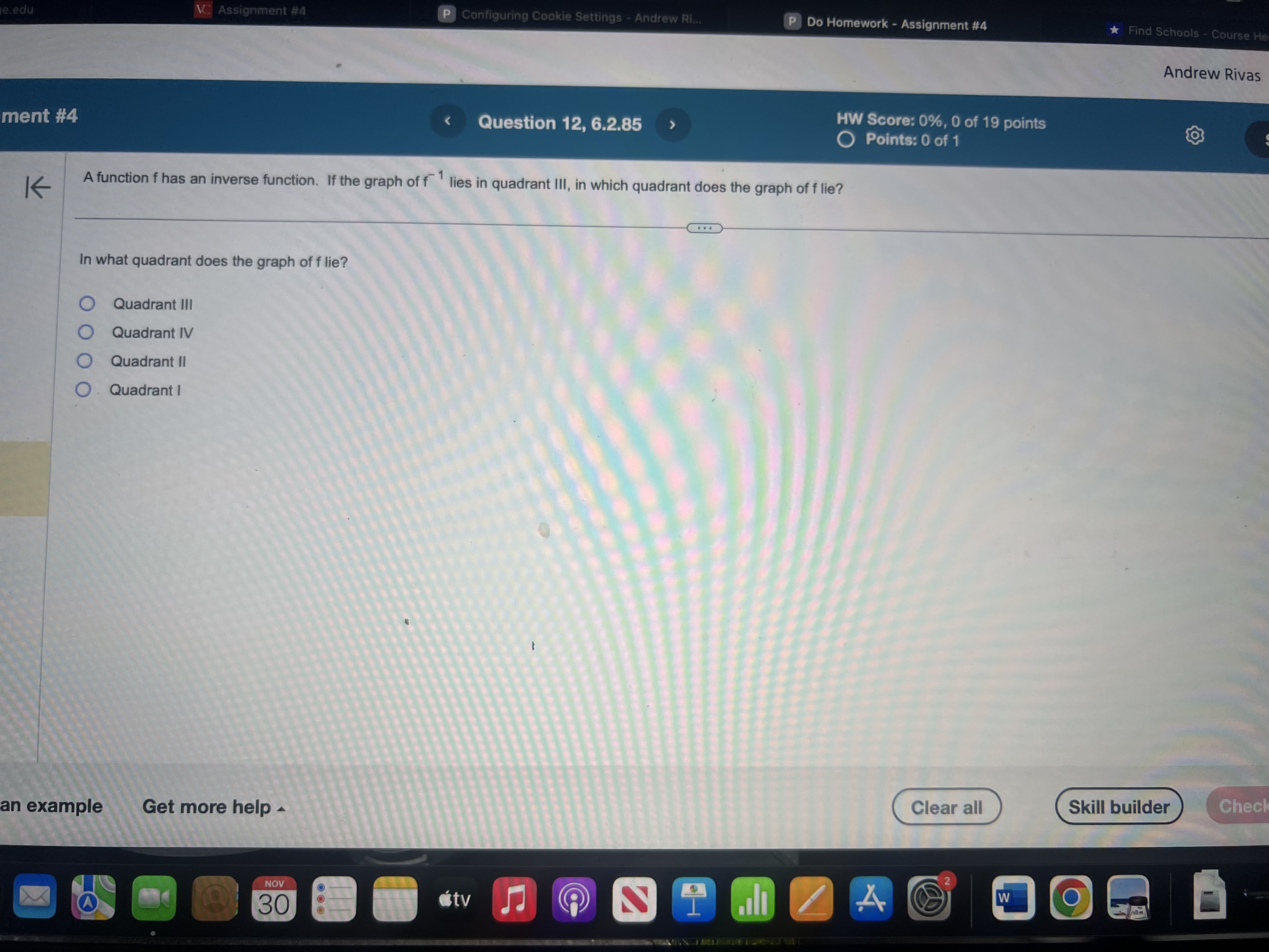 ege.edu V Assignment #4 P Configuring Cookie