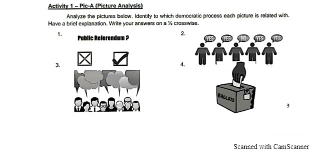 Activity 1 - Pic-A (Picture Analysis) Analyze the