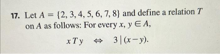 Draw the directed graphs of the relations defined