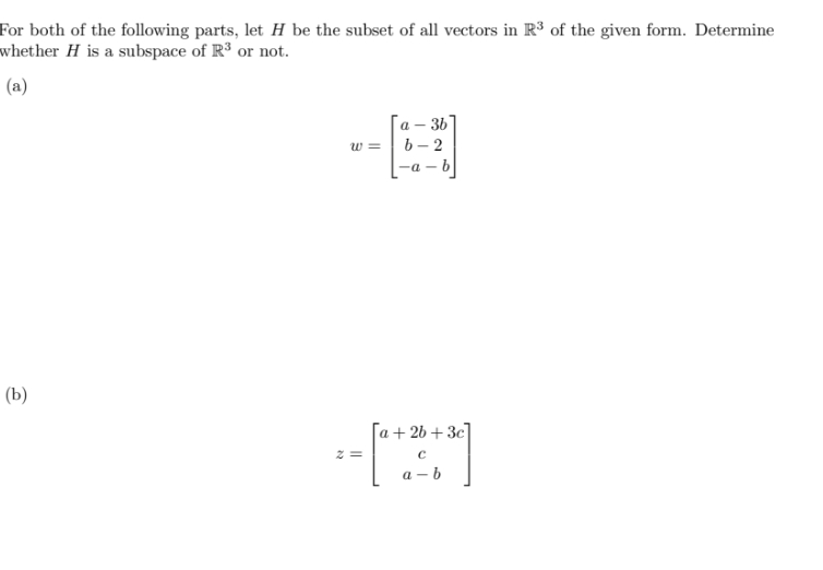 Linear elementary Algebra For both of the