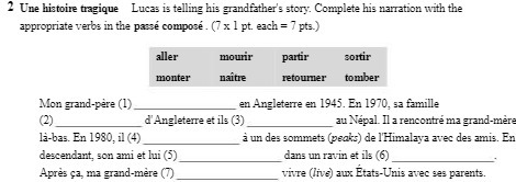 2 Une histoire tragique Lucas is telling his