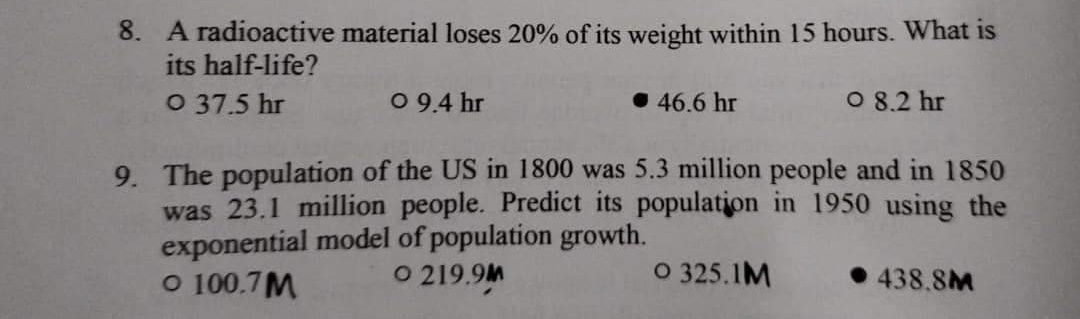 SL Orthogonal Trajectories Show the solution 8. A
