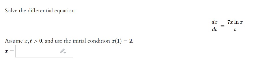 This comes from the textbook Differential