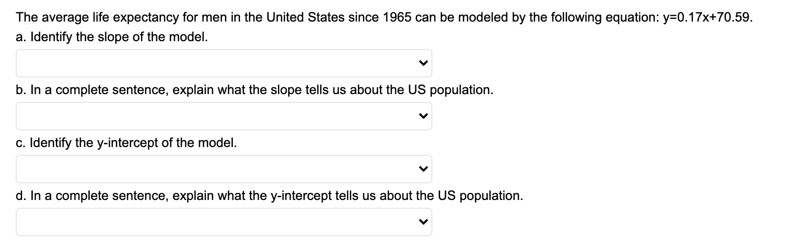 The average life expectancy for men in the United