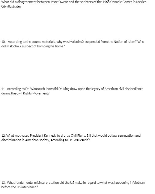 What did a disagreement between Jesse Owens and