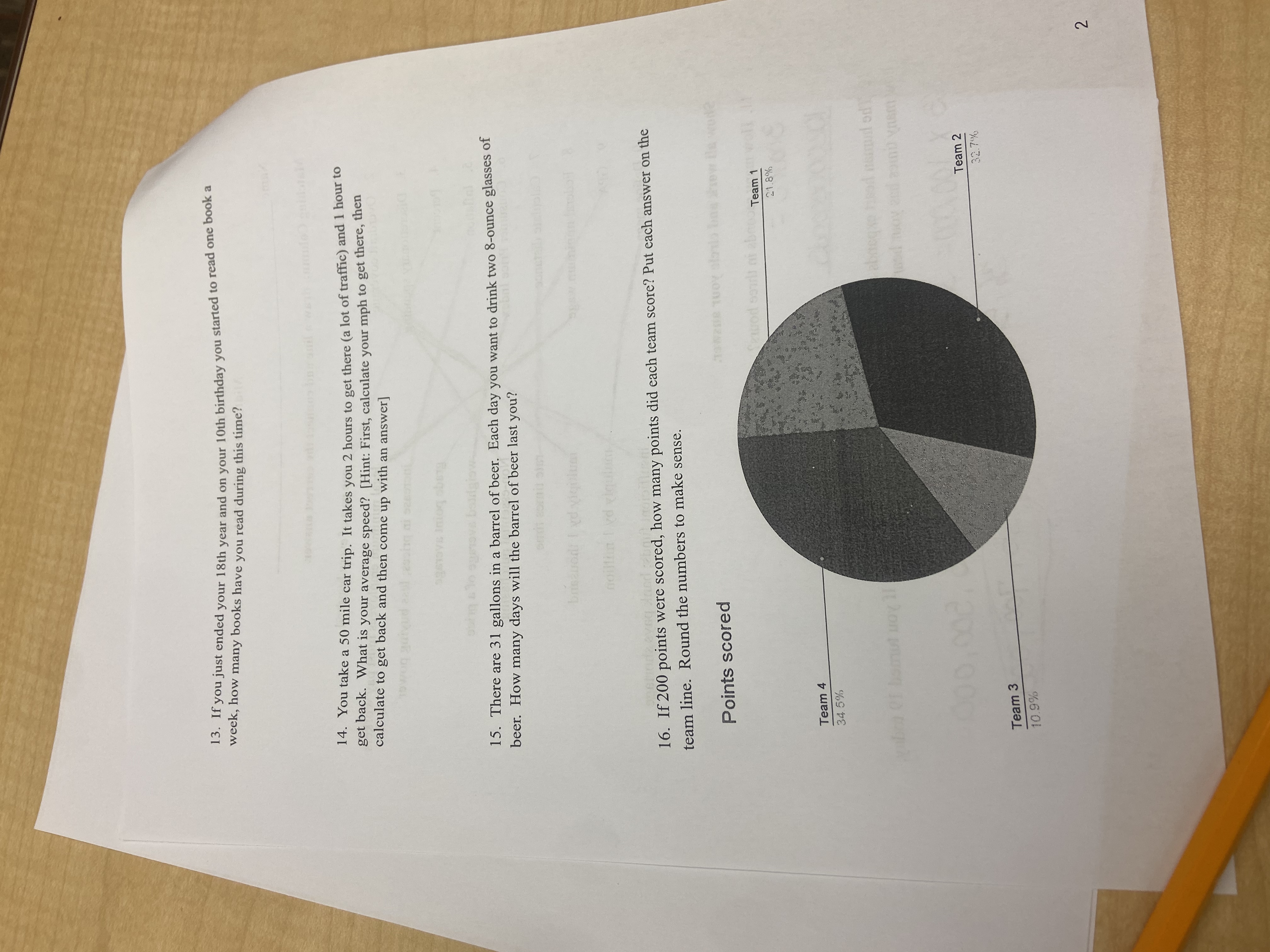 13. If you just ended your 18th year and on your