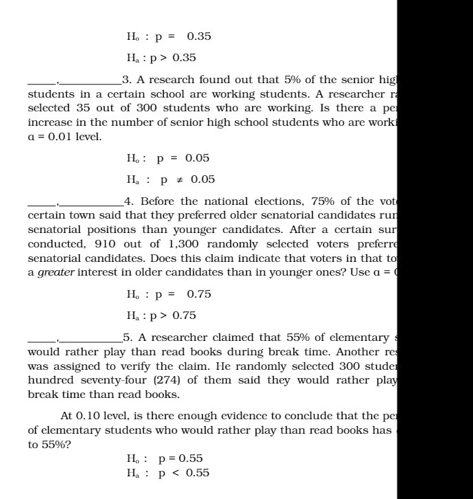 [L : p = 0.35 11.43:: ass , 3. A research found