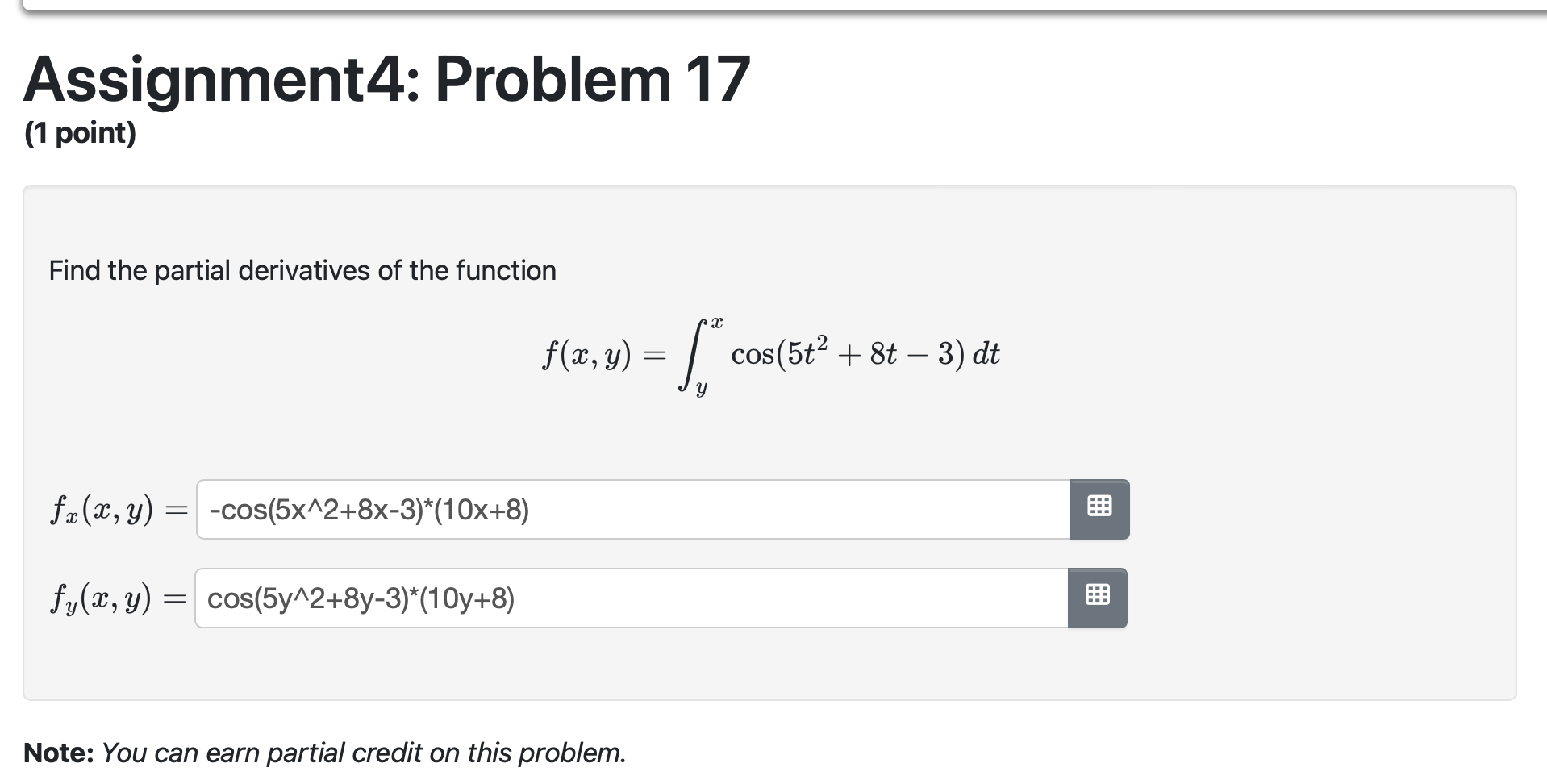 Assignment4: Problem 20 (1 point) Suppose that z