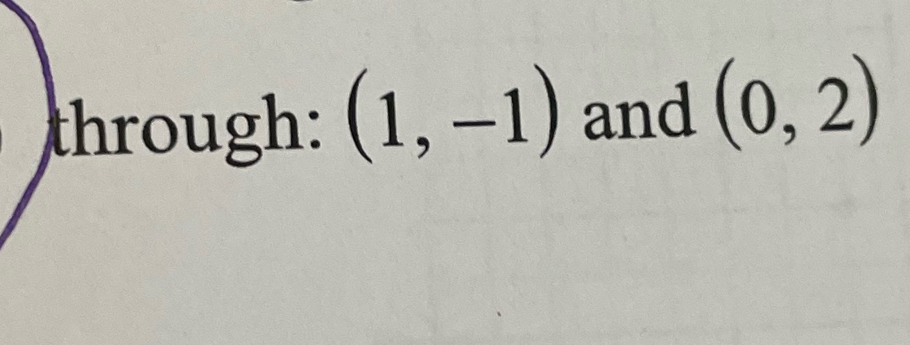 write the slope intercept form of the equation of