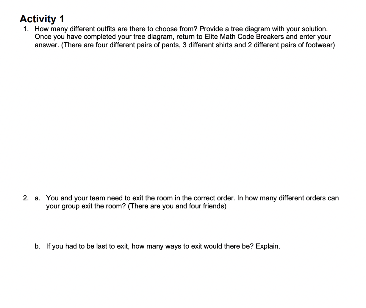 Permutations, Combinations and the Fundamental