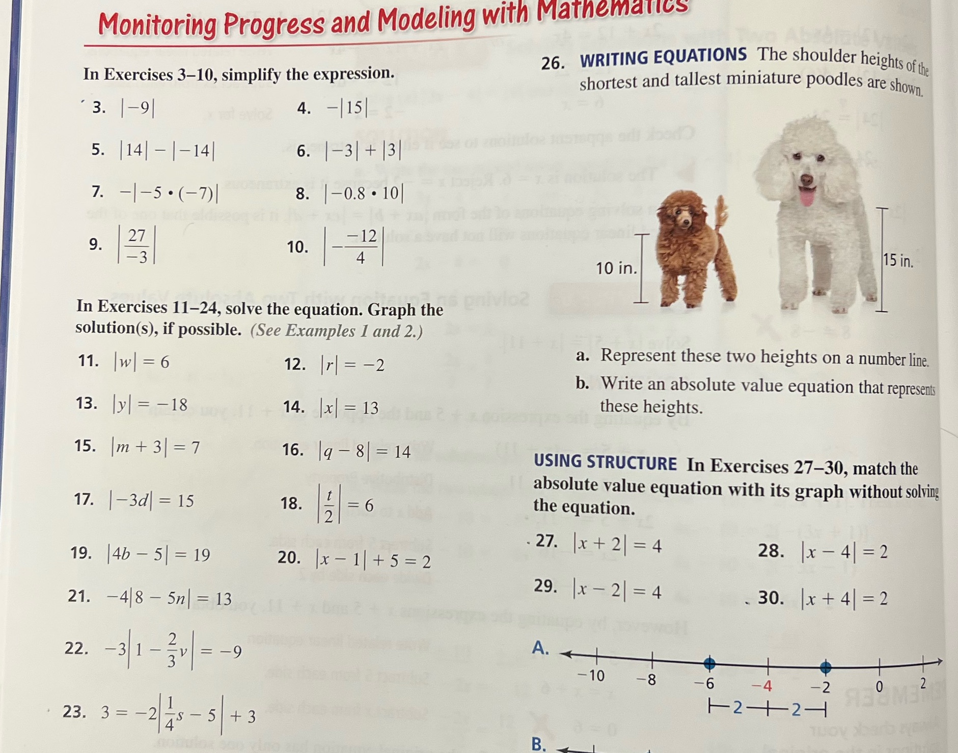 ALGEBRA Ifrom 19 to 23 (odd) and from 27 to 30