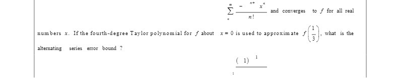 and converges to f for all real M! numbers x. If