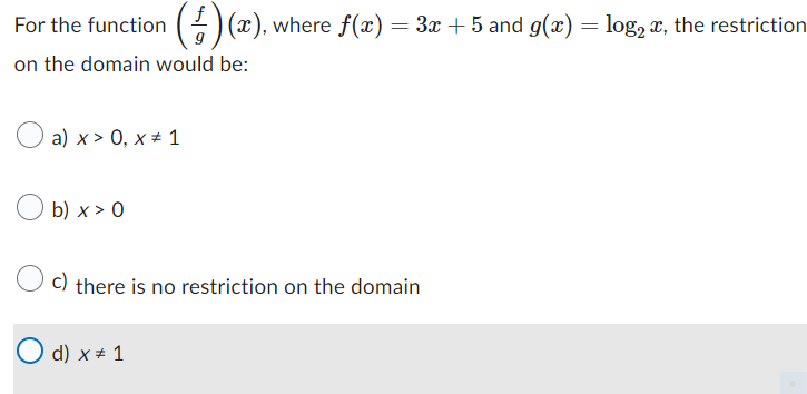 For the function (@), where f(x) = 3x + 5 and