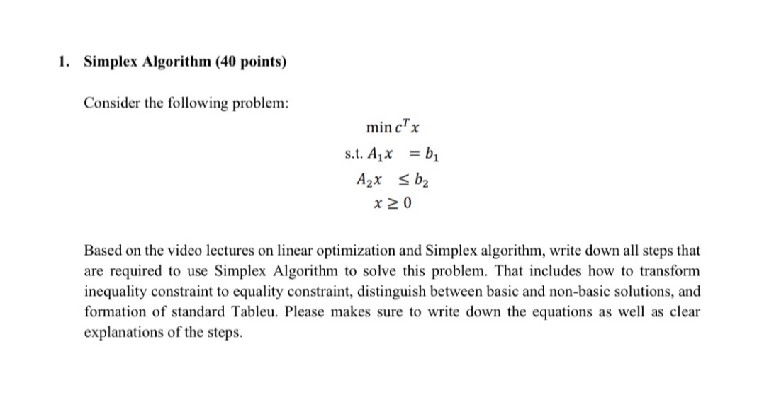 Please help me understand how to use the simplex