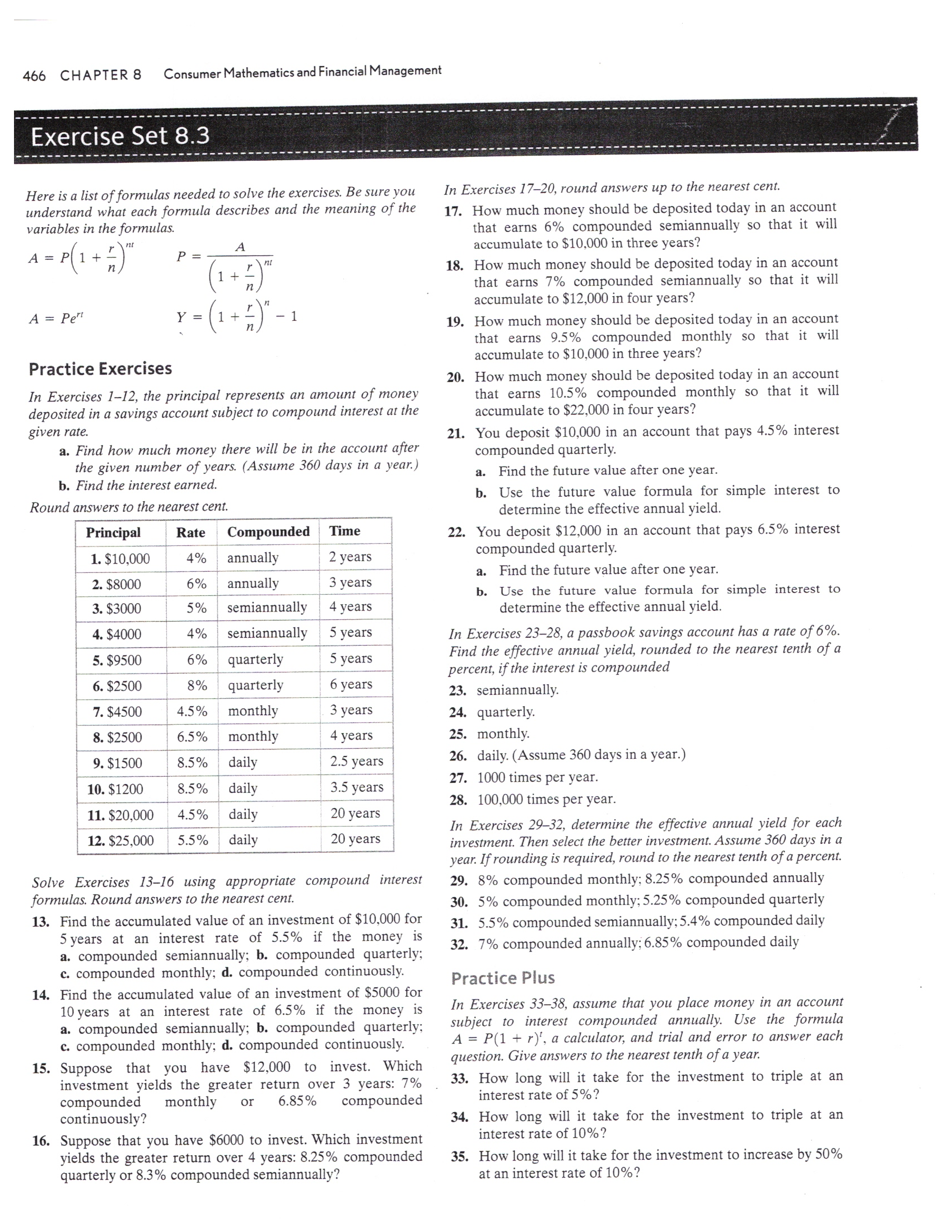 DO # 13, 17, 21, 23, 26, 29, 31 Consumer