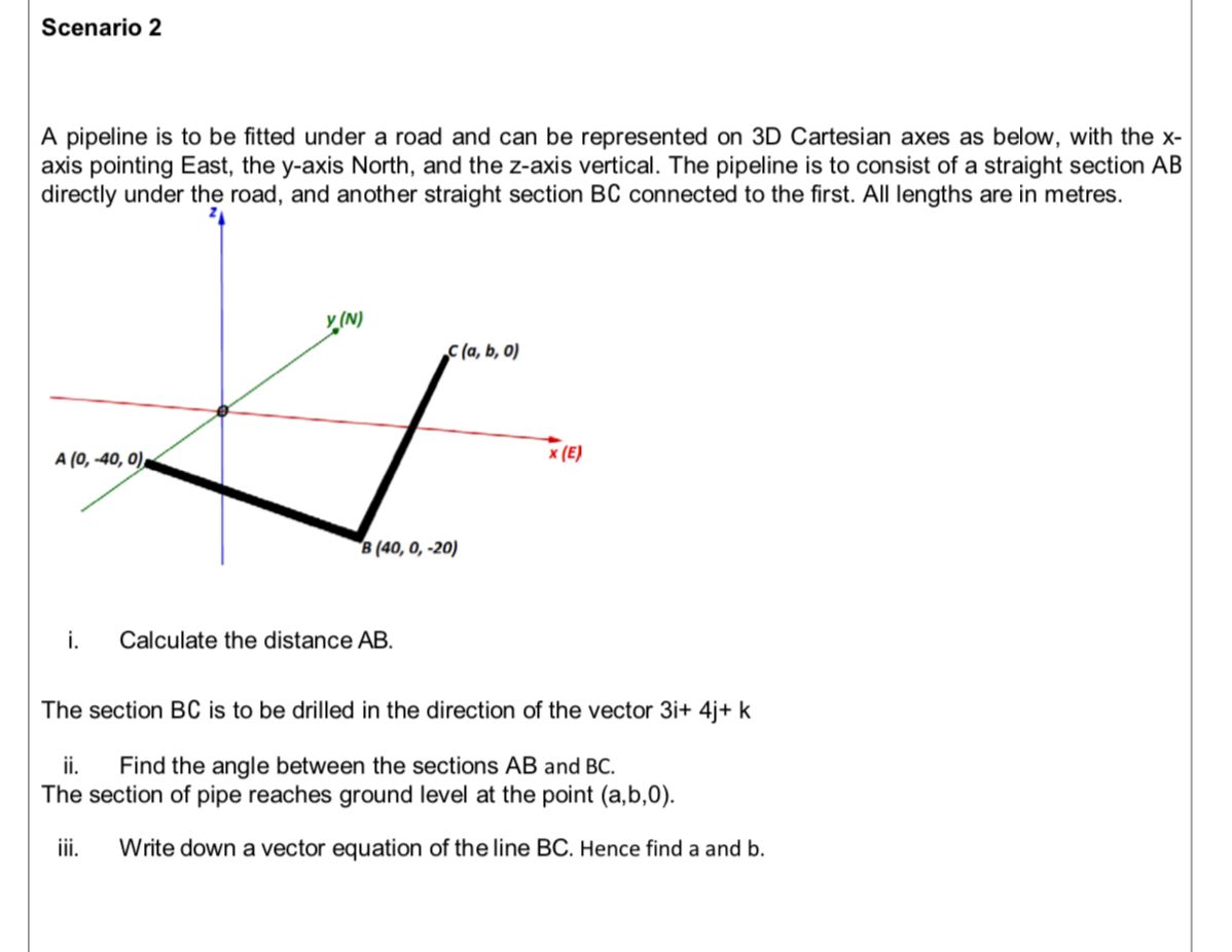 subject:Mathematics for construction Scenario 2 A