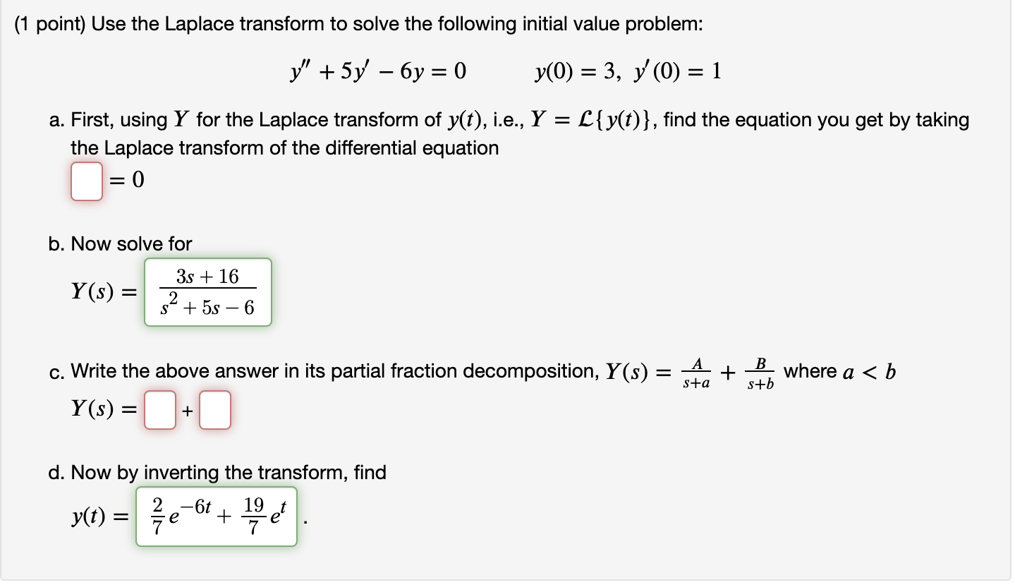 help please need the two blanks (1 point) Use the