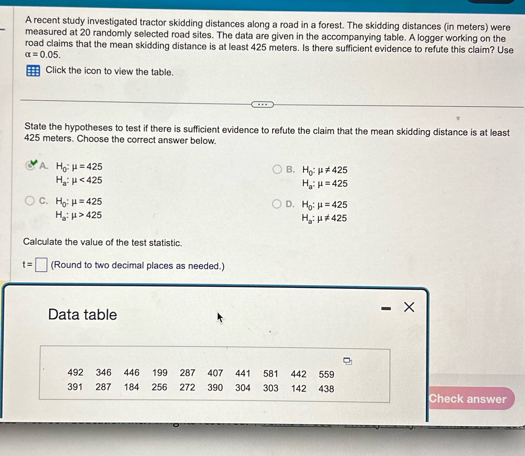 A recent study investigated tractor skidding