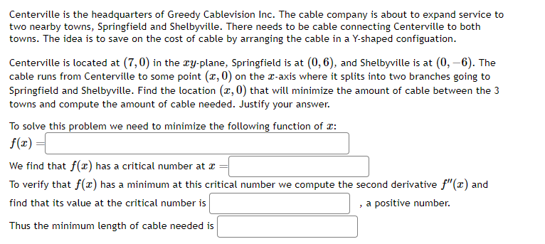 Centerville is the headquarters of Greedy