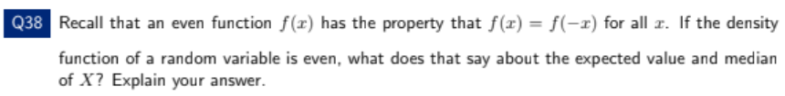 How do I solve these? Suppose X is a random