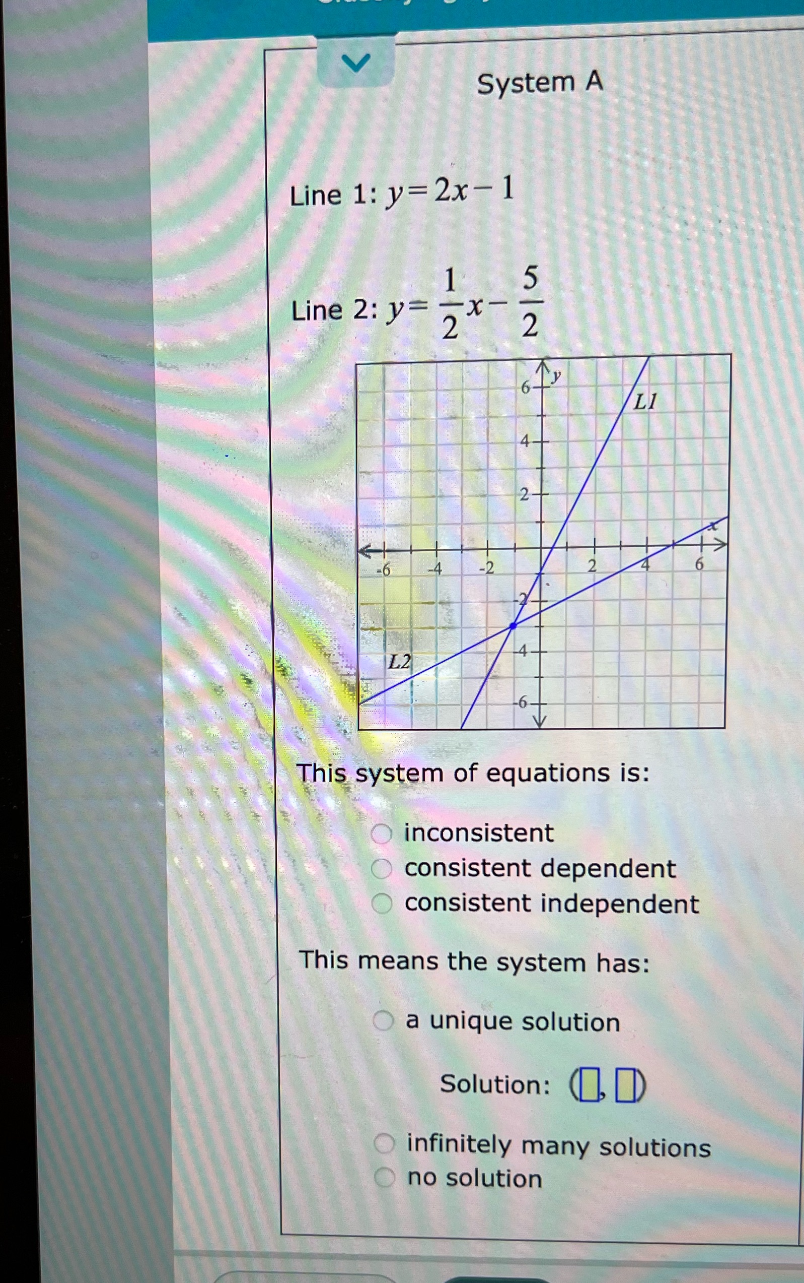 {Ti inconsistent (T1 consistent dependent 0