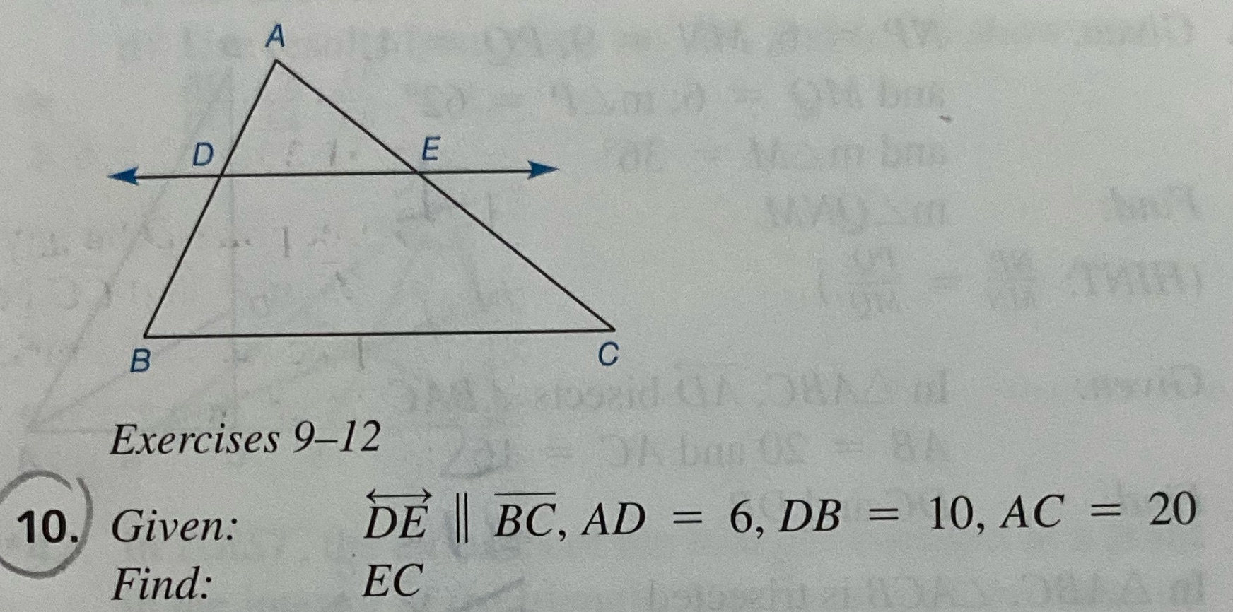 What is EC given the information provided? \f