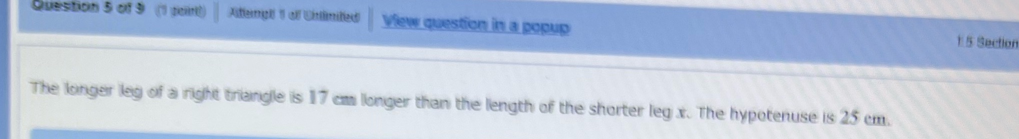 Question 5 of 9 ( meat!) Astance " of Unlimited